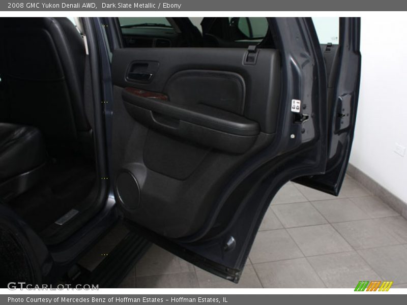 Dark Slate Metallic / Ebony 2008 GMC Yukon Denali AWD
