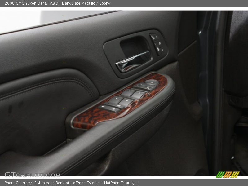 Dark Slate Metallic / Ebony 2008 GMC Yukon Denali AWD