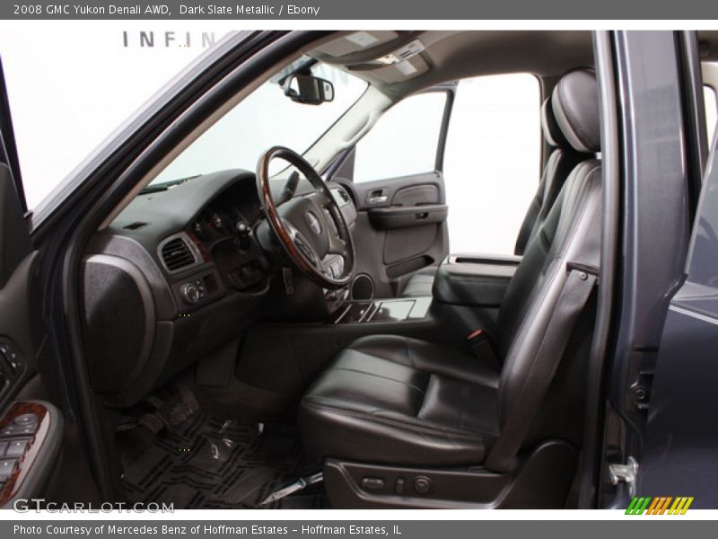 Dark Slate Metallic / Ebony 2008 GMC Yukon Denali AWD
