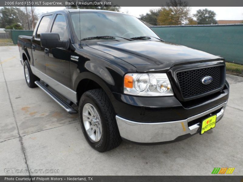 Black / Medium/Dark Flint 2006 Ford F150 XLT SuperCrew