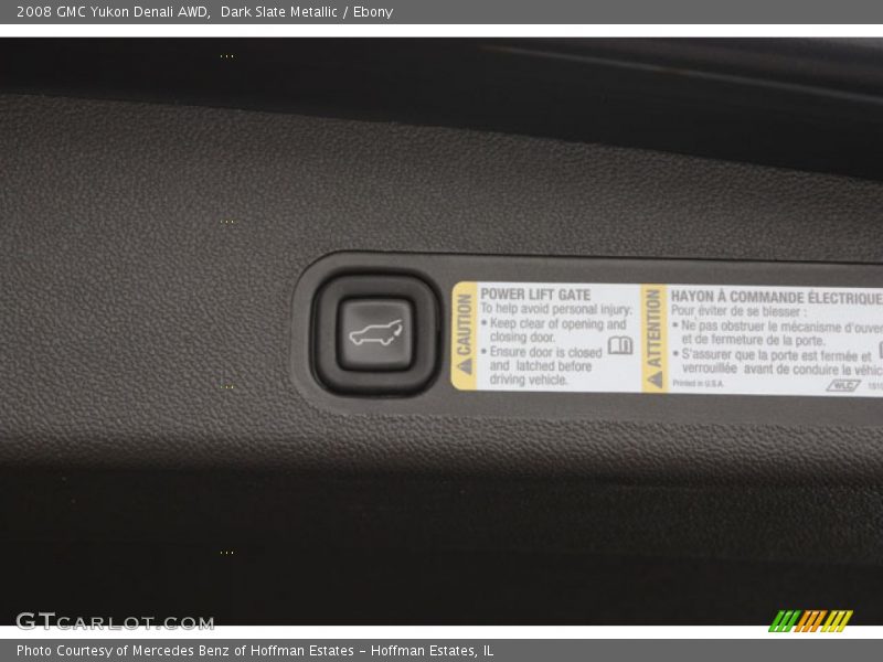 Dark Slate Metallic / Ebony 2008 GMC Yukon Denali AWD