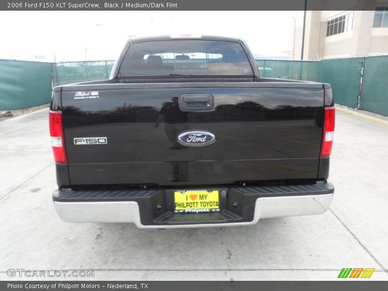 Black / Medium/Dark Flint 2006 Ford F150 XLT SuperCrew