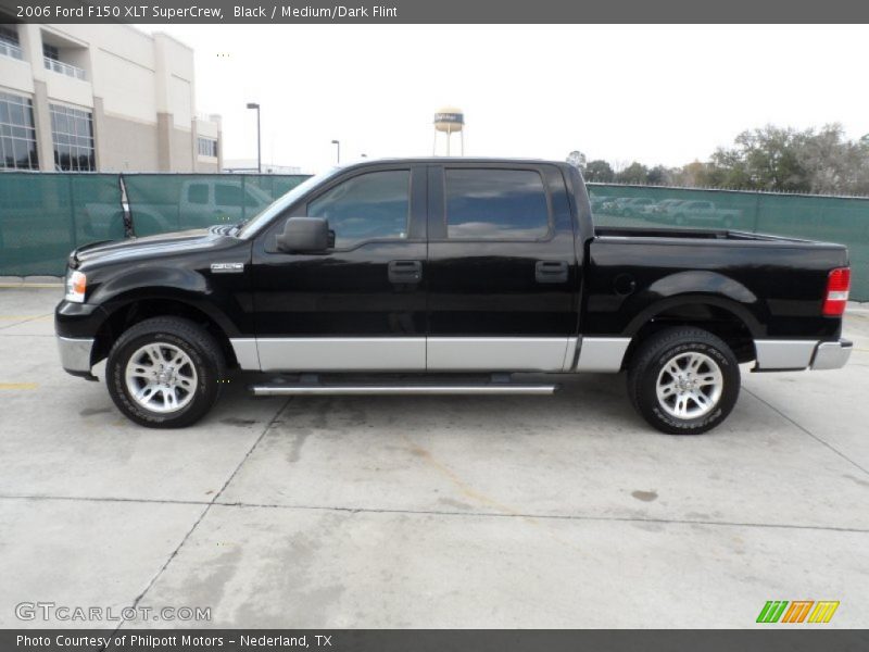Black / Medium/Dark Flint 2006 Ford F150 XLT SuperCrew