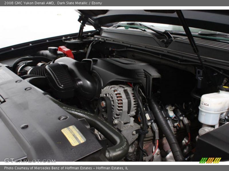 Dark Slate Metallic / Ebony 2008 GMC Yukon Denali AWD