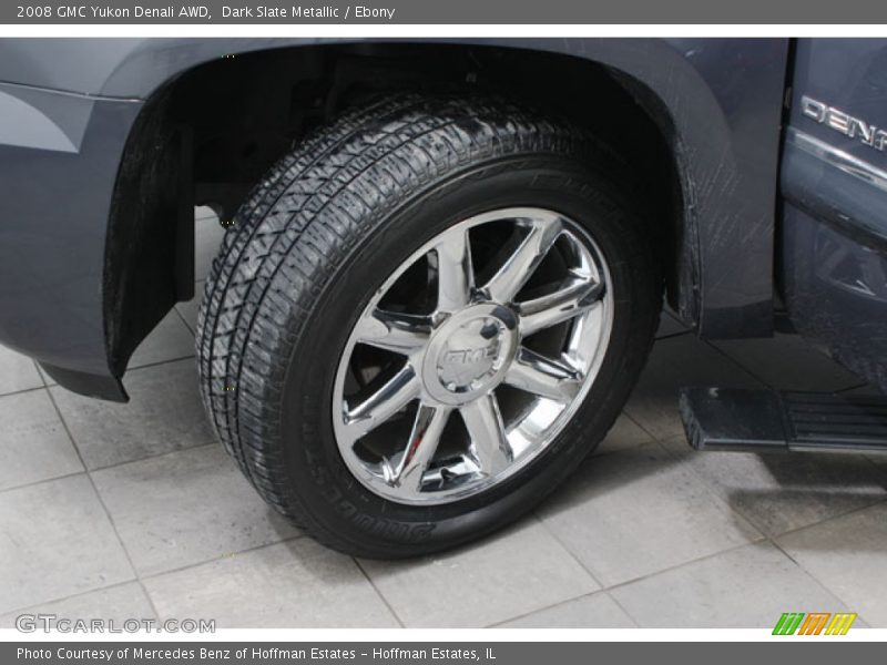 Dark Slate Metallic / Ebony 2008 GMC Yukon Denali AWD