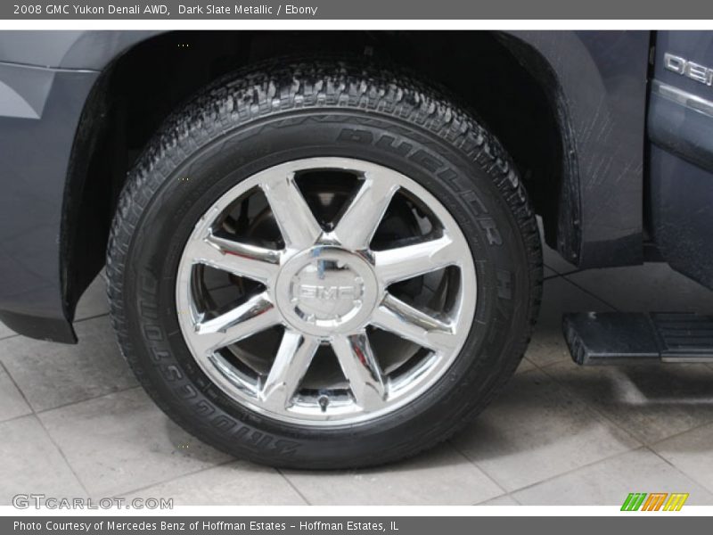 Dark Slate Metallic / Ebony 2008 GMC Yukon Denali AWD