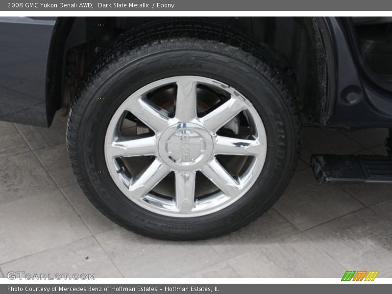 Dark Slate Metallic / Ebony 2008 GMC Yukon Denali AWD