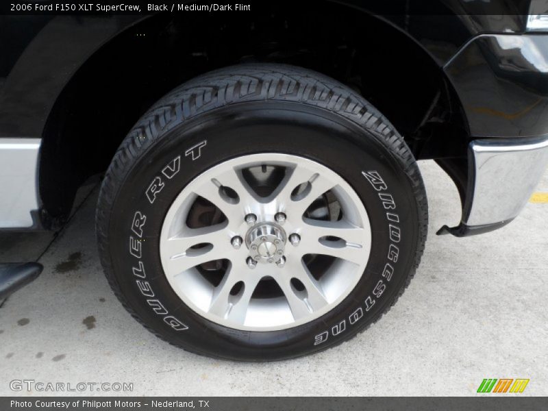 Black / Medium/Dark Flint 2006 Ford F150 XLT SuperCrew