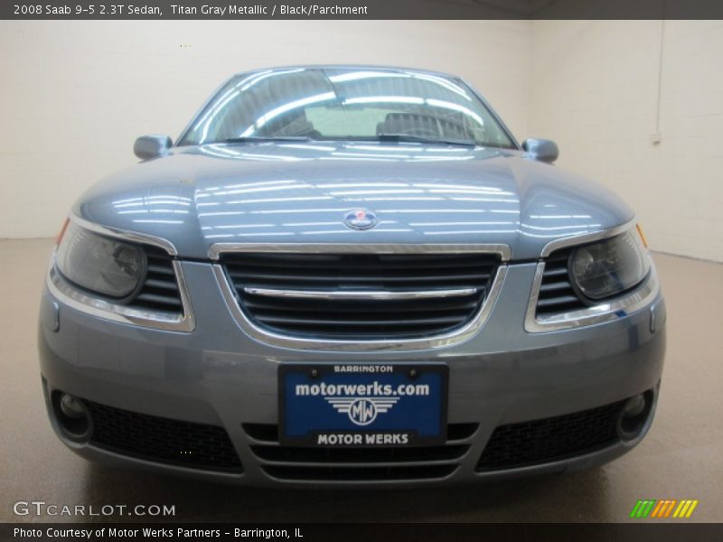 Titan Gray Metallic / Black/Parchment 2008 Saab 9-5 2.3T Sedan