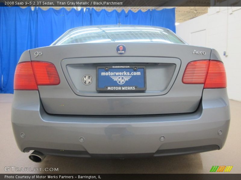 Titan Gray Metallic / Black/Parchment 2008 Saab 9-5 2.3T Sedan