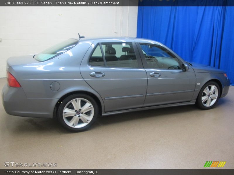 Titan Gray Metallic / Black/Parchment 2008 Saab 9-5 2.3T Sedan