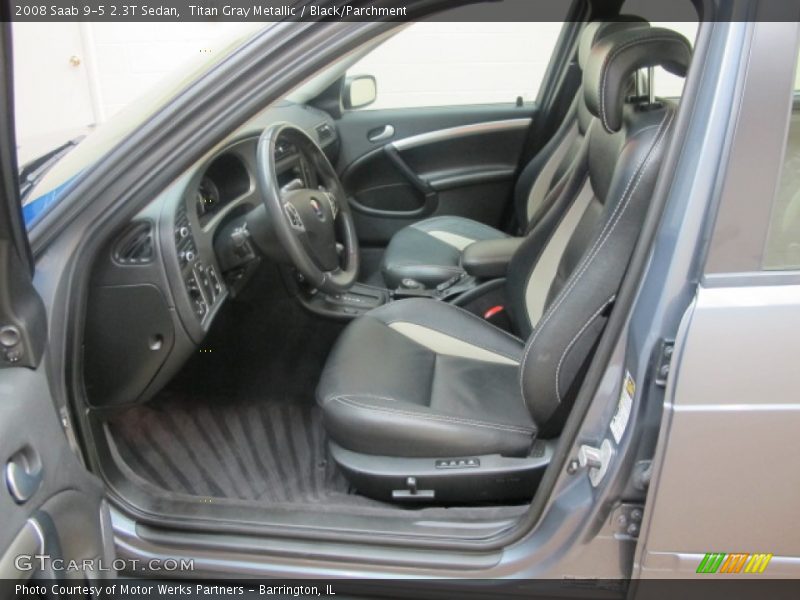  2008 9-5 2.3T Sedan Black/Parchment Interior