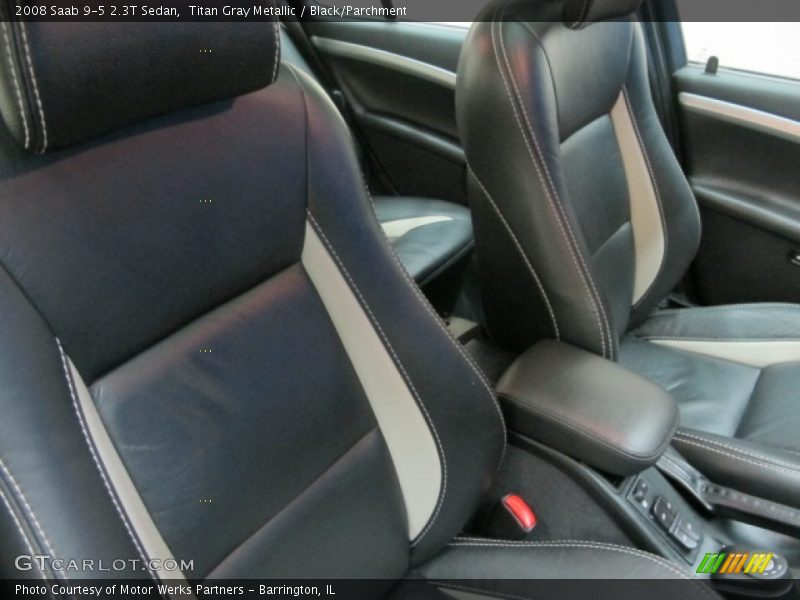 Titan Gray Metallic / Black/Parchment 2008 Saab 9-5 2.3T Sedan