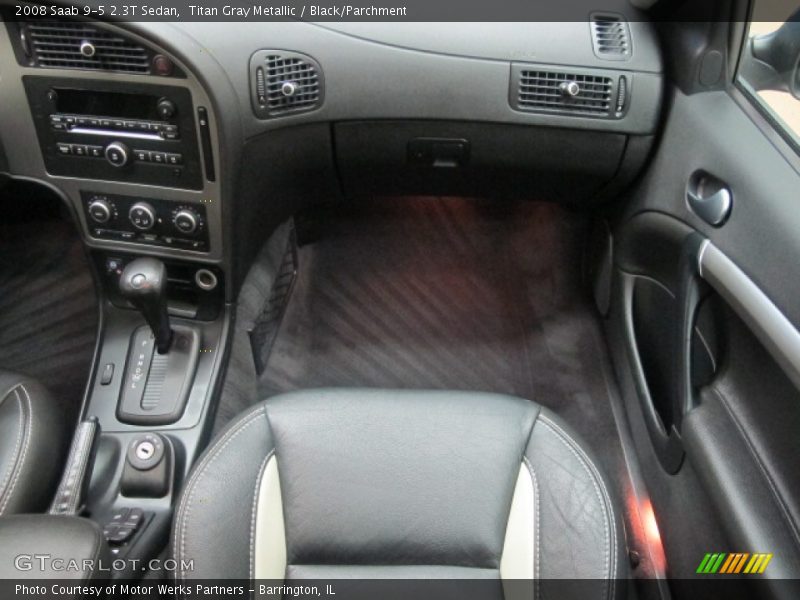 Titan Gray Metallic / Black/Parchment 2008 Saab 9-5 2.3T Sedan