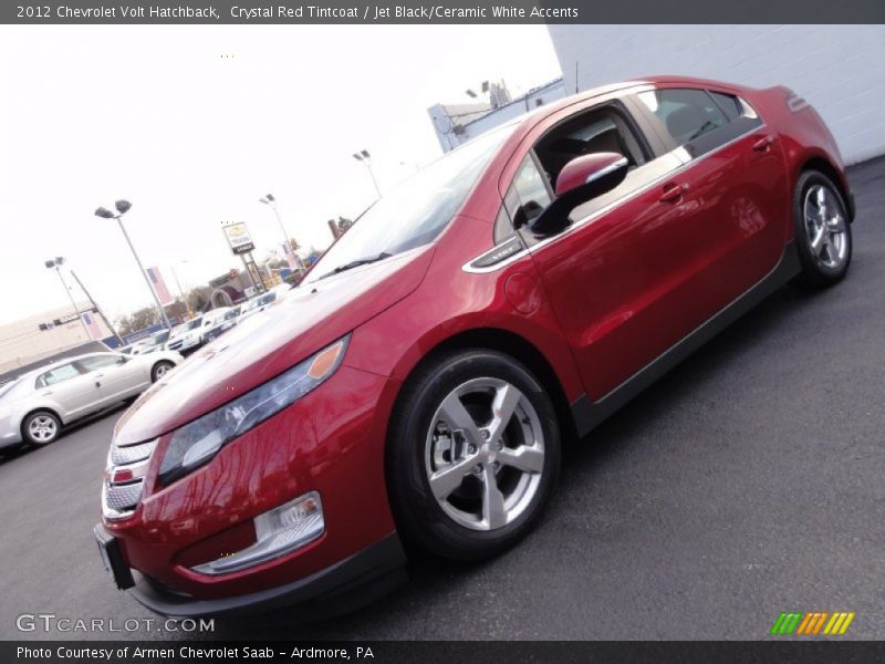 Crystal Red Tintcoat / Jet Black/Ceramic White Accents 2012 Chevrolet Volt Hatchback