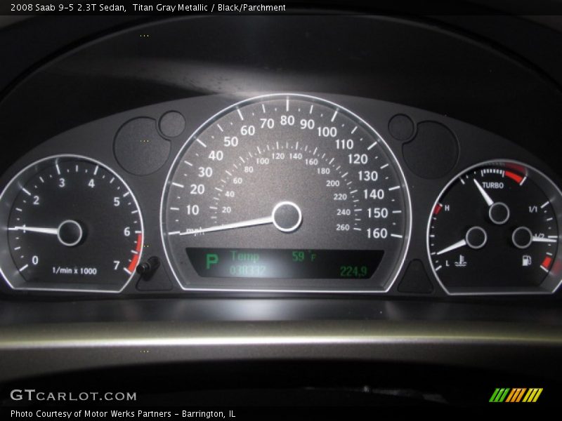  2008 9-5 2.3T Sedan 2.3T Sedan Gauges