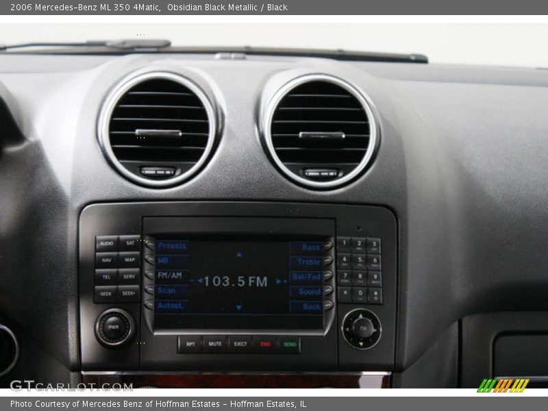 Obsidian Black Metallic / Black 2006 Mercedes-Benz ML 350 4Matic