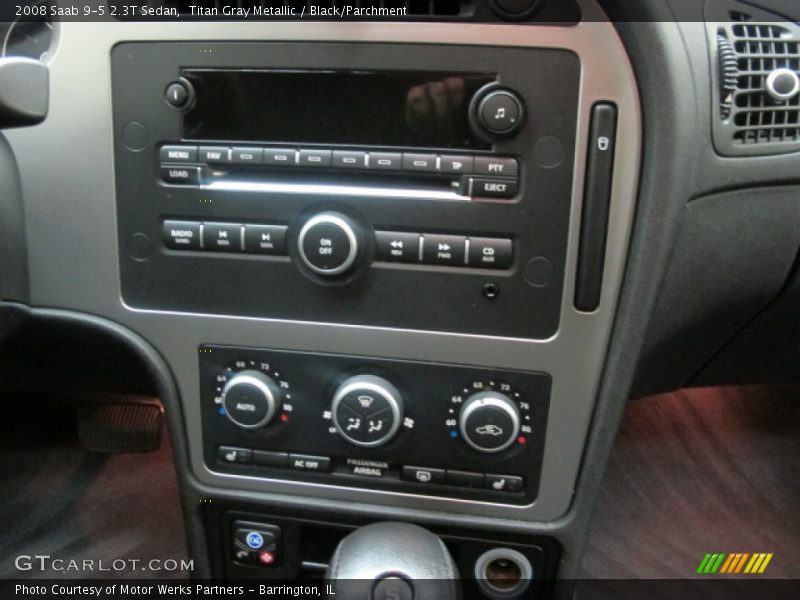 Titan Gray Metallic / Black/Parchment 2008 Saab 9-5 2.3T Sedan