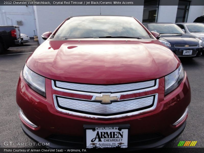 Crystal Red Tintcoat / Jet Black/Ceramic White Accents 2012 Chevrolet Volt Hatchback
