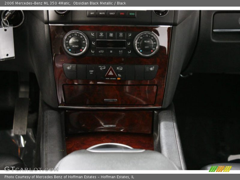 Obsidian Black Metallic / Black 2006 Mercedes-Benz ML 350 4Matic