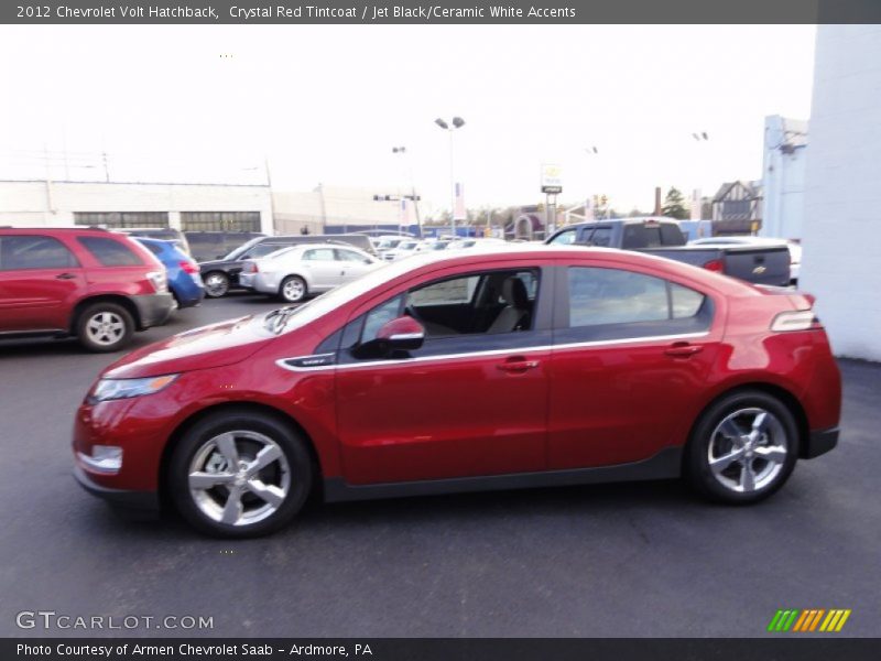 Crystal Red Tintcoat / Jet Black/Ceramic White Accents 2012 Chevrolet Volt Hatchback