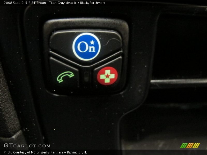 Titan Gray Metallic / Black/Parchment 2008 Saab 9-5 2.3T Sedan