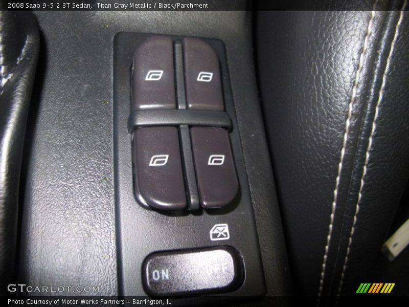 Titan Gray Metallic / Black/Parchment 2008 Saab 9-5 2.3T Sedan