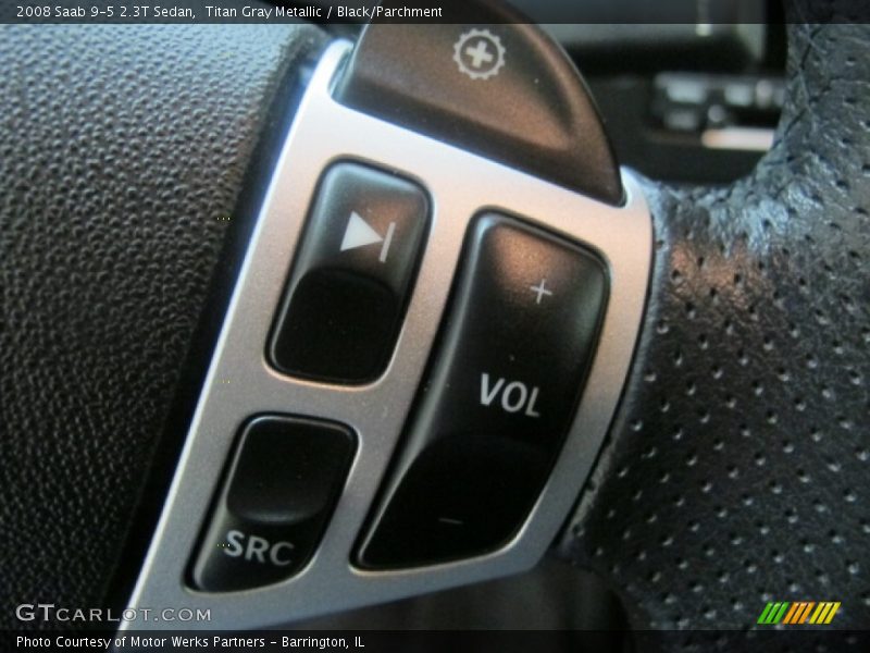 Titan Gray Metallic / Black/Parchment 2008 Saab 9-5 2.3T Sedan