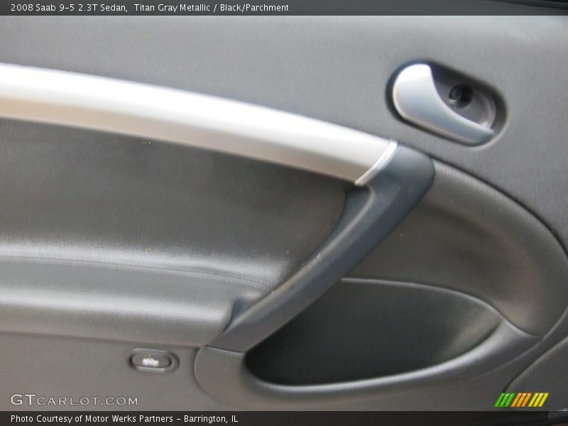 Titan Gray Metallic / Black/Parchment 2008 Saab 9-5 2.3T Sedan