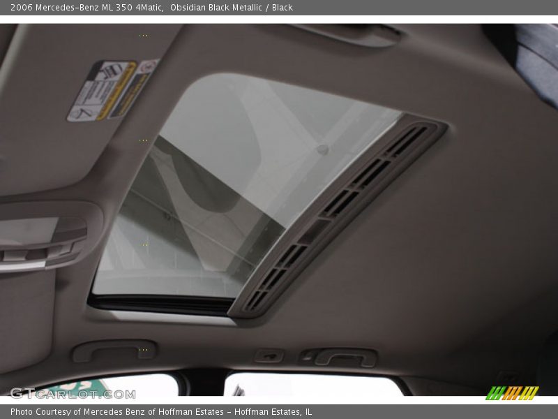 Obsidian Black Metallic / Black 2006 Mercedes-Benz ML 350 4Matic