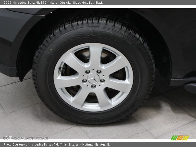 Obsidian Black Metallic / Black 2006 Mercedes-Benz ML 350 4Matic