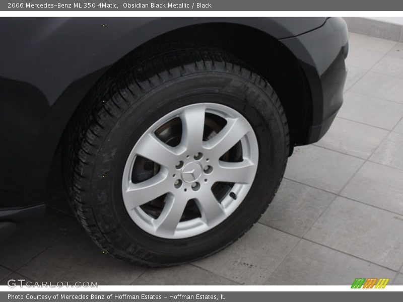Obsidian Black Metallic / Black 2006 Mercedes-Benz ML 350 4Matic