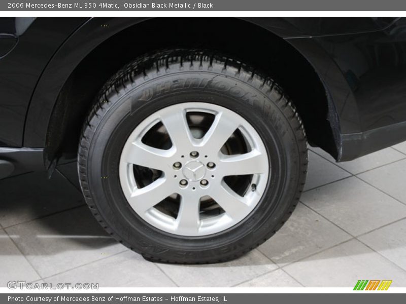 Obsidian Black Metallic / Black 2006 Mercedes-Benz ML 350 4Matic