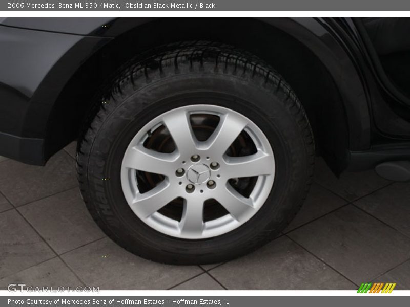 Obsidian Black Metallic / Black 2006 Mercedes-Benz ML 350 4Matic