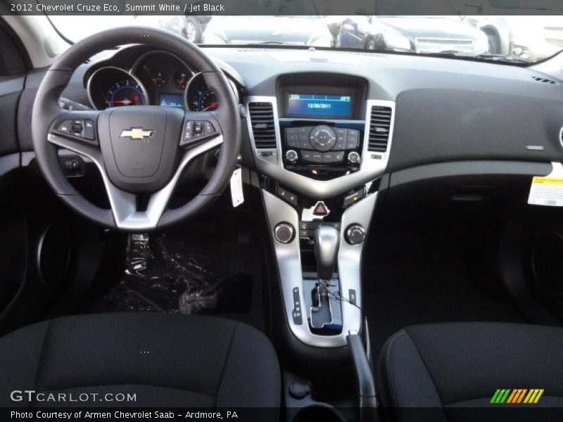 Summit White / Jet Black 2012 Chevrolet Cruze Eco