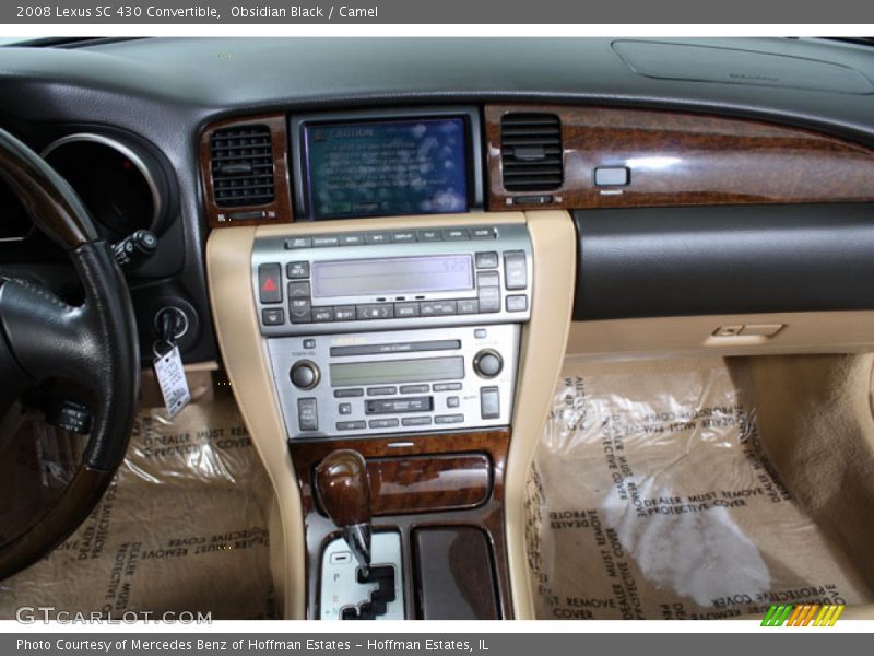 Obsidian Black / Camel 2008 Lexus SC 430 Convertible