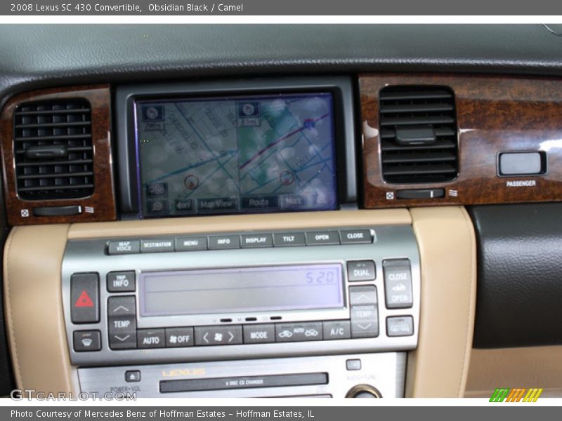 Obsidian Black / Camel 2008 Lexus SC 430 Convertible