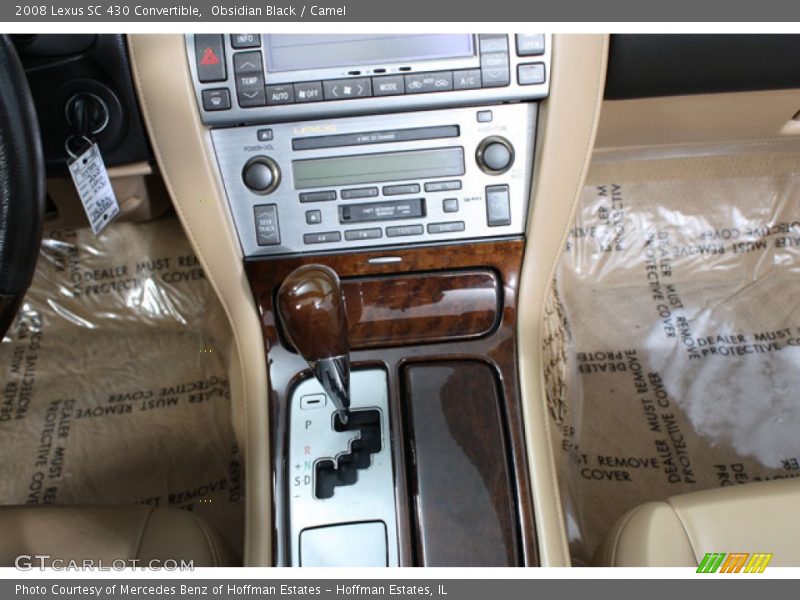 Obsidian Black / Camel 2008 Lexus SC 430 Convertible