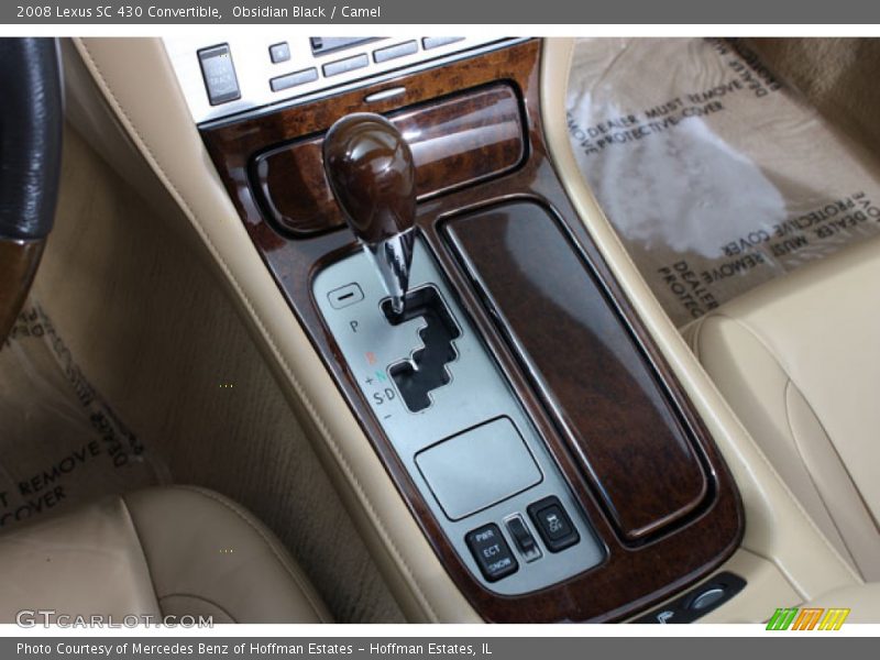 Obsidian Black / Camel 2008 Lexus SC 430 Convertible