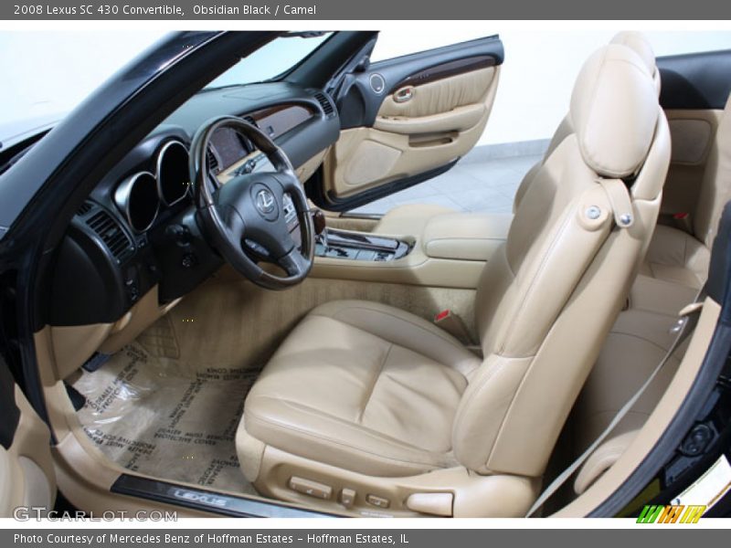 Obsidian Black / Camel 2008 Lexus SC 430 Convertible