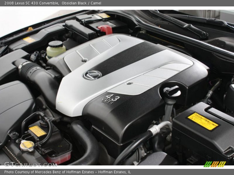 Obsidian Black / Camel 2008 Lexus SC 430 Convertible