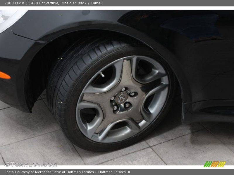 Obsidian Black / Camel 2008 Lexus SC 430 Convertible
