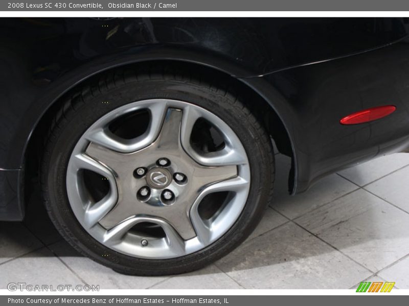 Obsidian Black / Camel 2008 Lexus SC 430 Convertible