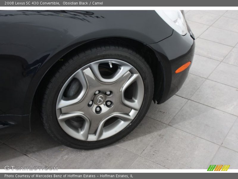 Obsidian Black / Camel 2008 Lexus SC 430 Convertible