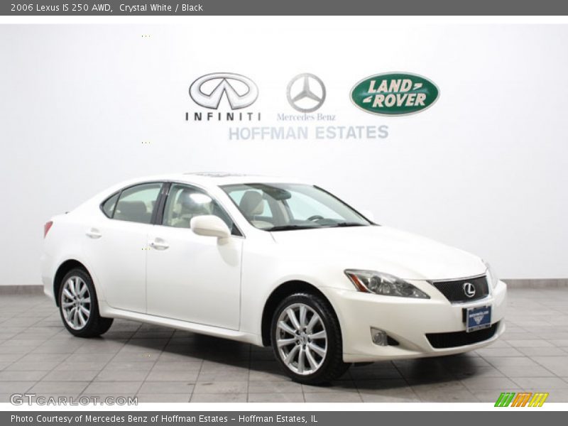 Crystal White / Black 2006 Lexus IS 250 AWD