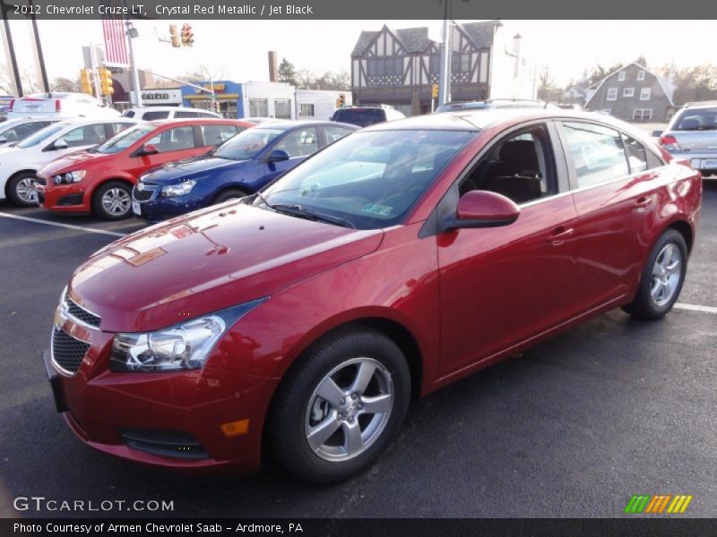 Crystal Red Metallic / Jet Black 2012 Chevrolet Cruze LT