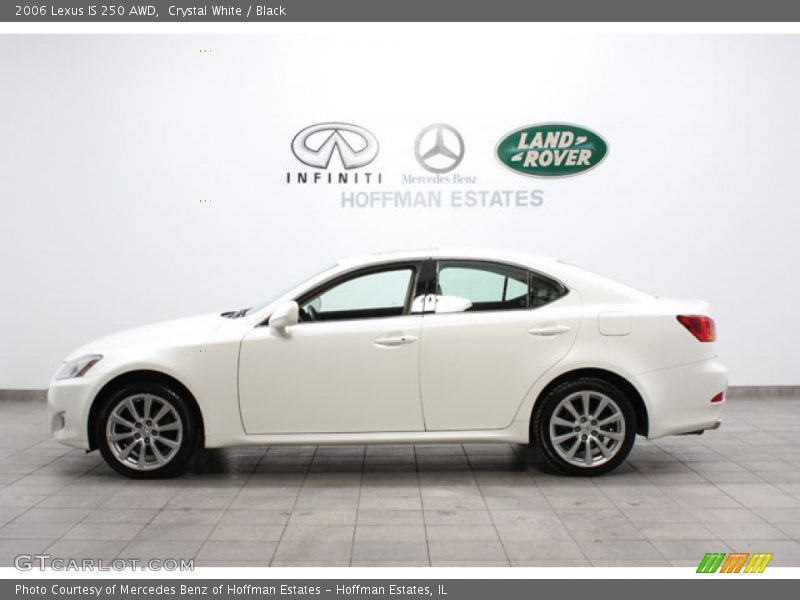 Crystal White / Black 2006 Lexus IS 250 AWD