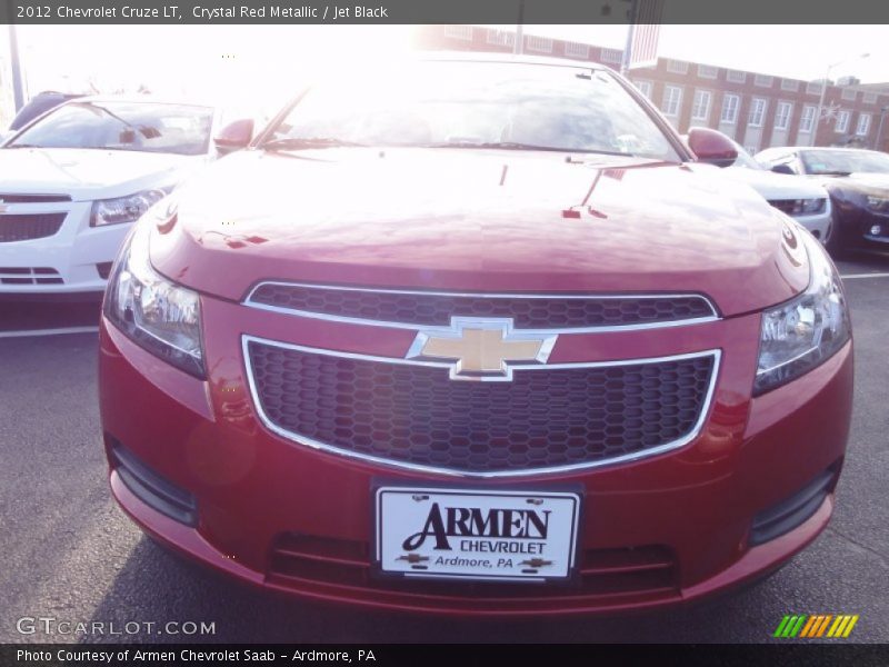 Crystal Red Metallic / Jet Black 2012 Chevrolet Cruze LT