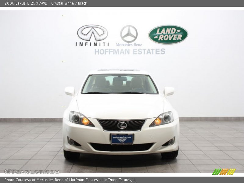 Crystal White / Black 2006 Lexus IS 250 AWD