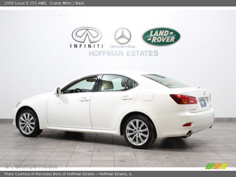 Crystal White / Black 2006 Lexus IS 250 AWD